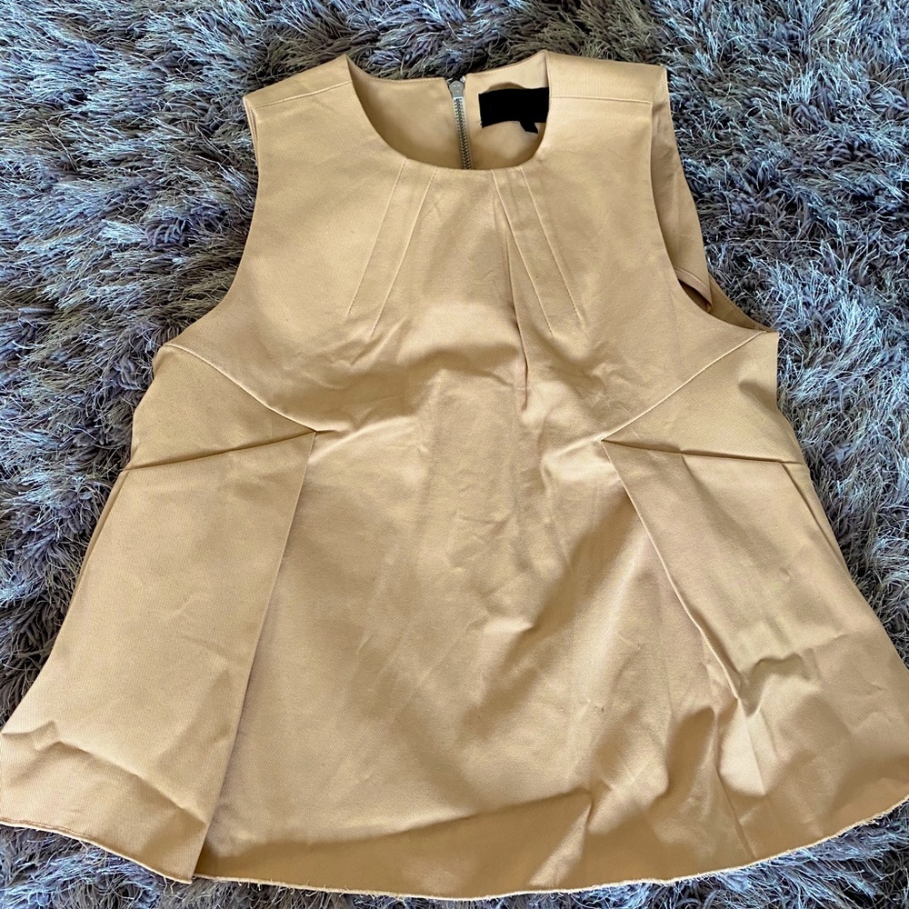 *DONATING 5/7* Kendall + Kylie Tan Peplum Top